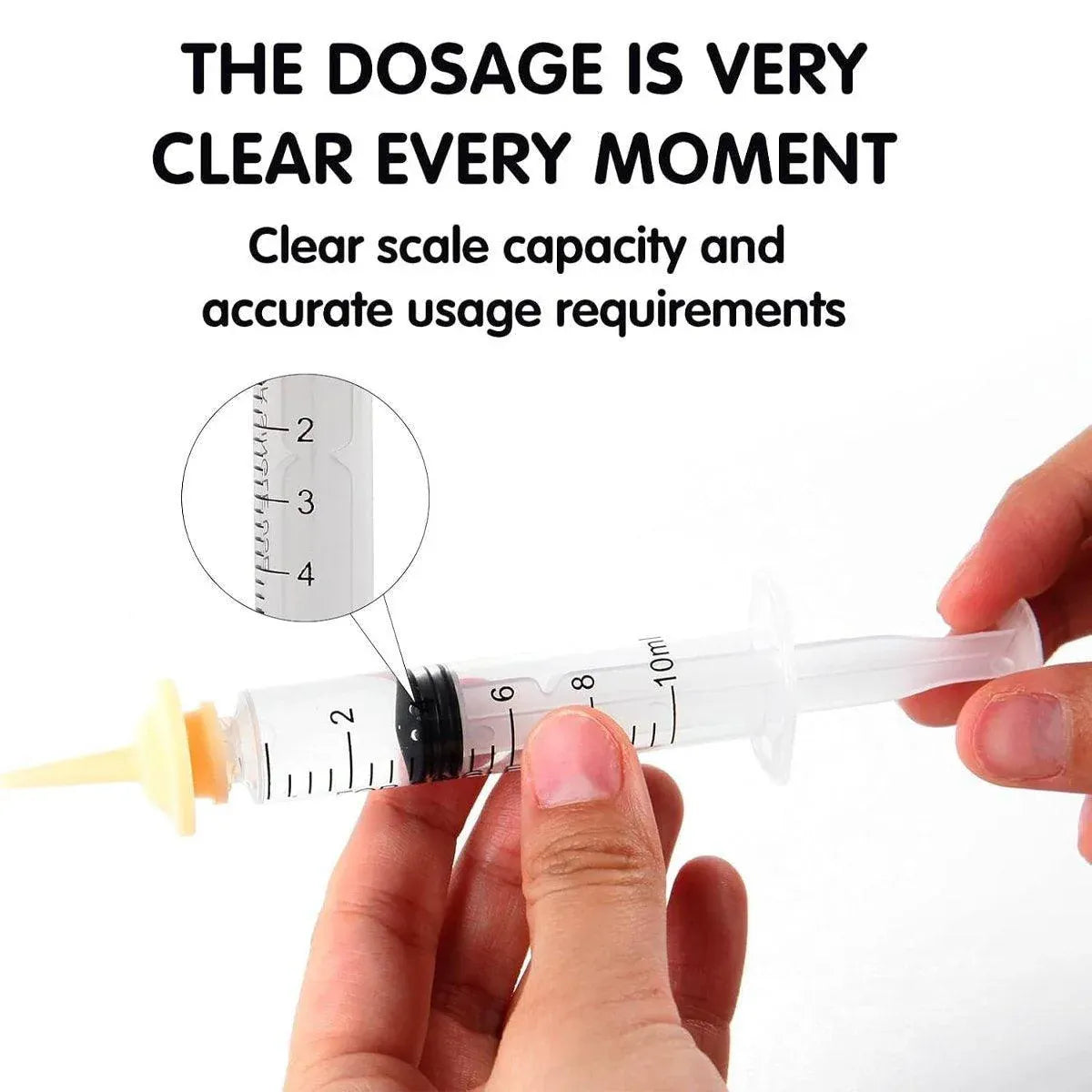 Premium Pet Feeding Syringe Nursing Bottle Set - L 4pcs