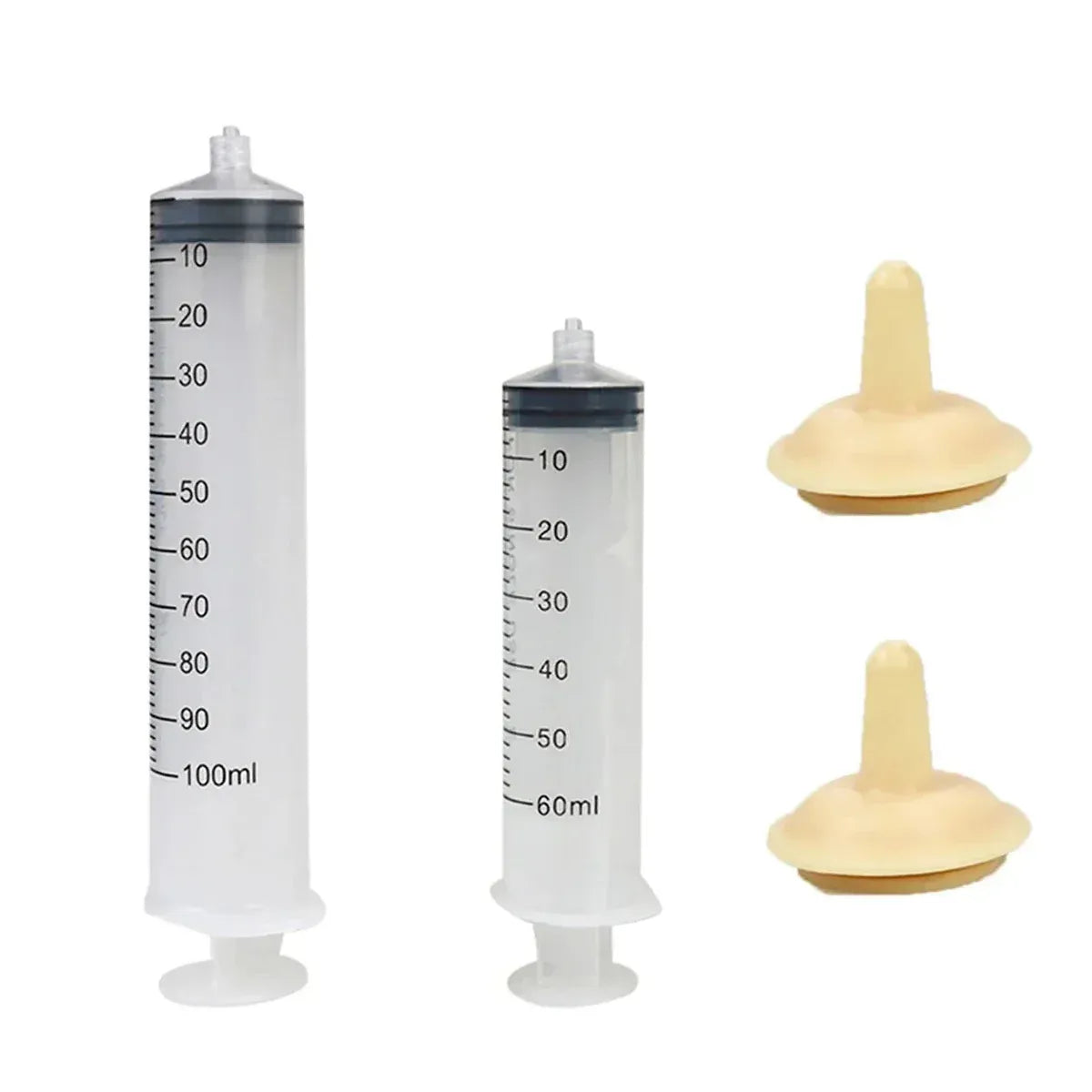 Premium Pet Feeding Syringe Nursing Bottle Set - L 4pcs