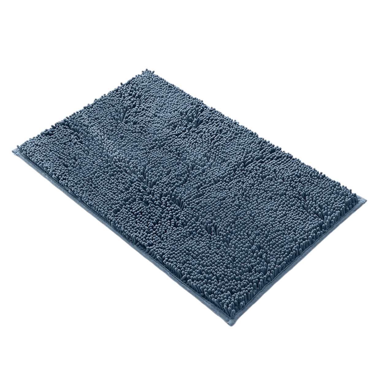 Premium Absorbent Chenille Bathroom Mat – Dark Grey 50 x 80cm