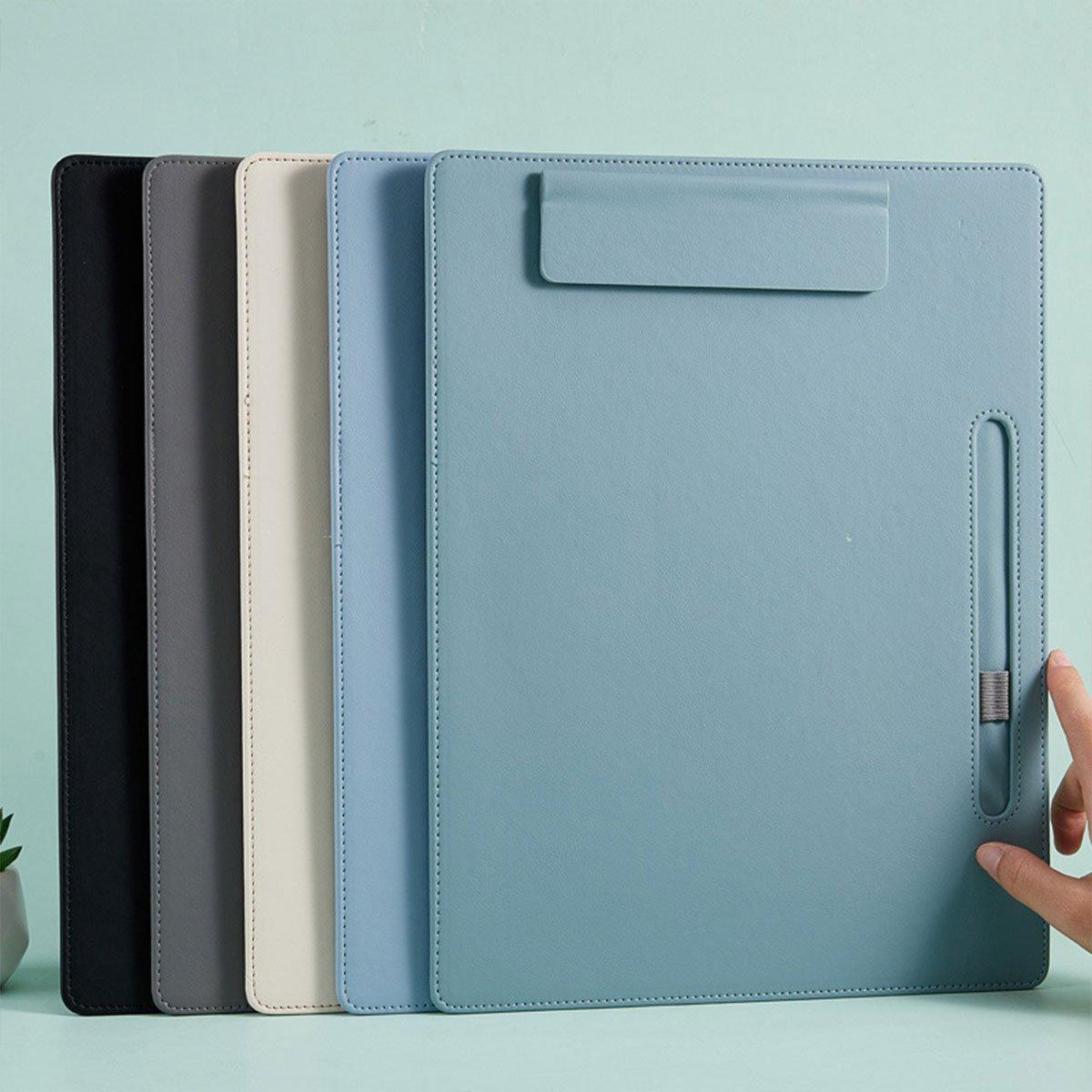 Premium Leather Clipboard File Holder - Black, 2pcs - SuperSaverAU - view 4