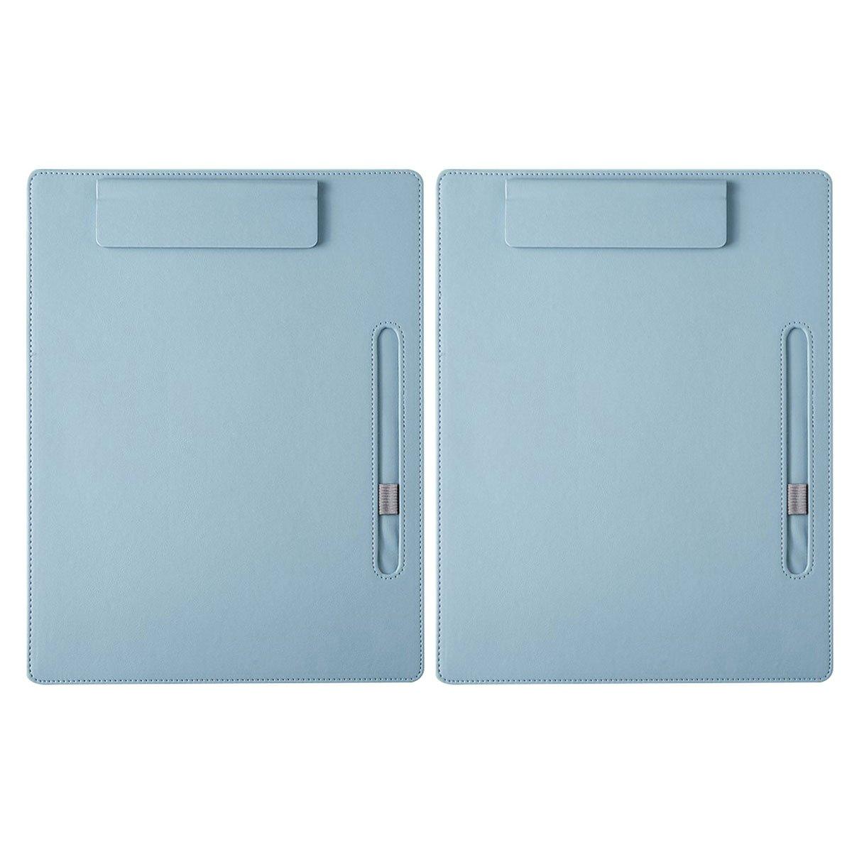 Premium Leather Clipboard File Holder - Black, 2pcs - SuperSaverAU - view 7