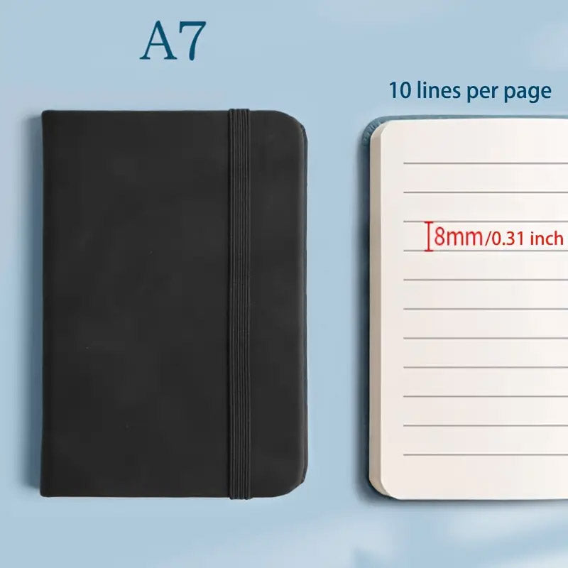 Premium A7 Mini Pocket Notebooks – Grey 10 Pack