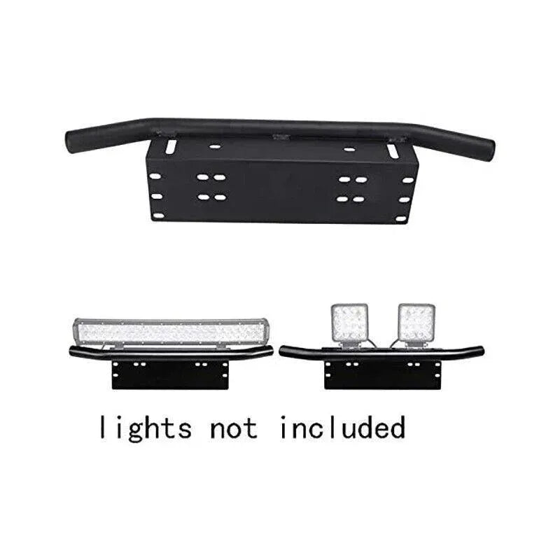 Premium Black 24 Inch Bull Bar License Plate Mount Bracket