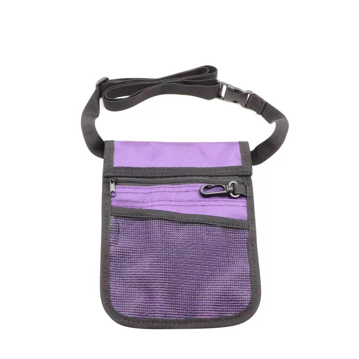 Premium Purple iCarePlus Nurse Pouch Waist Bag with Keyring