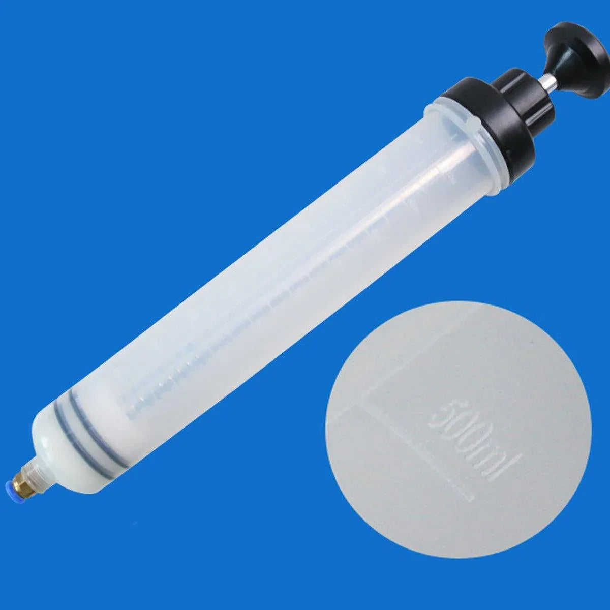 Premium 200cc Manual Suction Oil Change Pump with Needle and Barrel