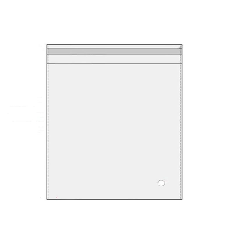 Premium Self-Adhesive Clear OPP Cellophane Bags with Air Hole - 40 x 46 + 4cm, 100 Pack