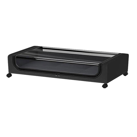 Premium Under Bed Storage Box – Black with Wheels
