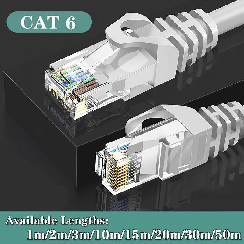 Premium CAT6 RJ45 Ethernet Network Cable 1000Mbps - 30m