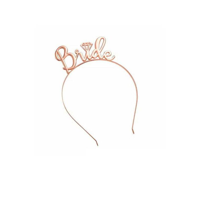 Premium Bride to Be Hen Party Accessories Set Veil Sash and Tiara Package 4