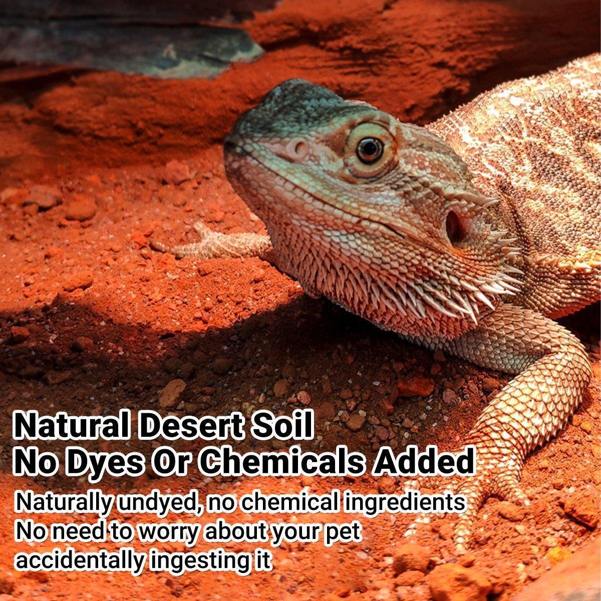 Premium Reptile Desert Sand Bedding Natural Habitat Matting - Yellow 1kg
