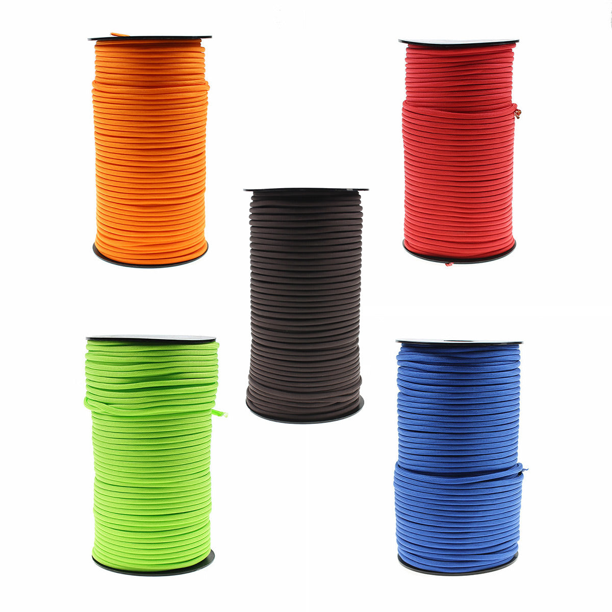 Premium 9-Core Paracord Camping Rope - Green, 100m