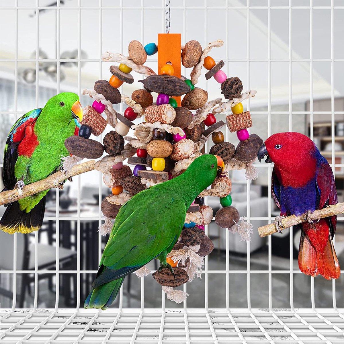 Colourful Parrot Toy Chew Corn Cob 19.68" for Medium to Large Birds - SuperSaverAU - view 4