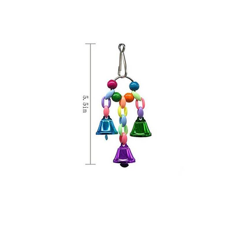 10pcs Parrot Toy Set - Swing, Ladder, Chew & Bell Toys for Cockatiels, Budgies - SuperSaverAU - view 4