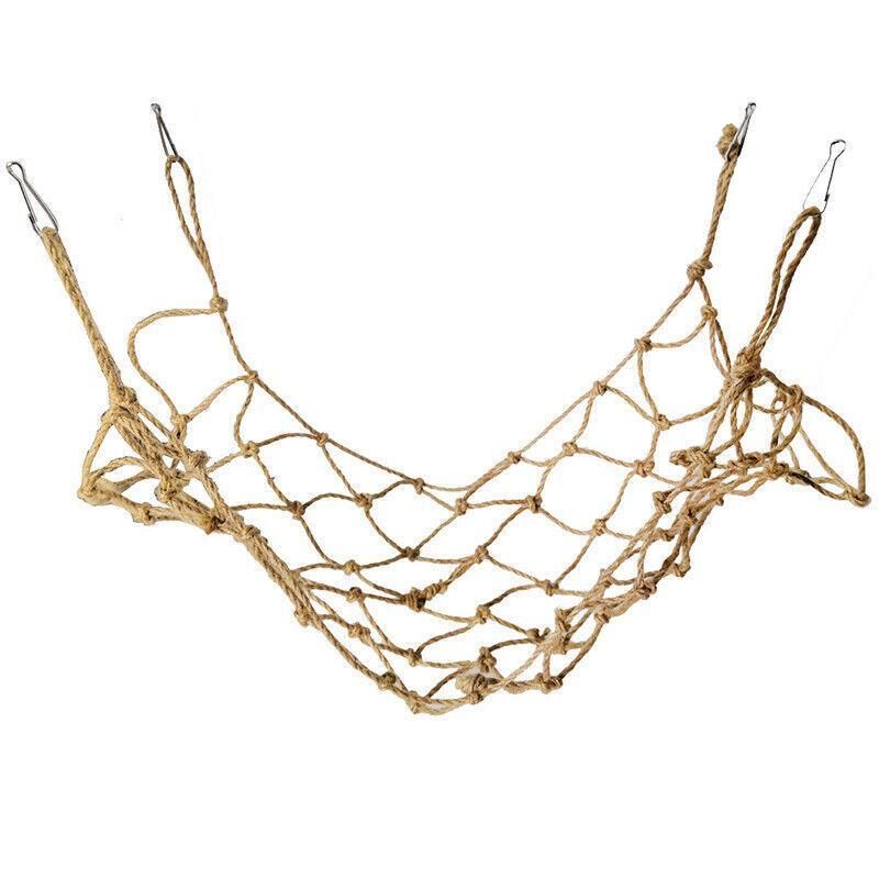 Premium Cotton Rope Hanging Climbing Net for Birds & Small Pets