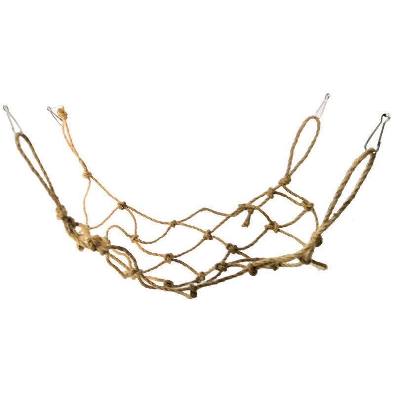 Premium Cotton Rope Hanging Climbing Net for Birds & Small Pets