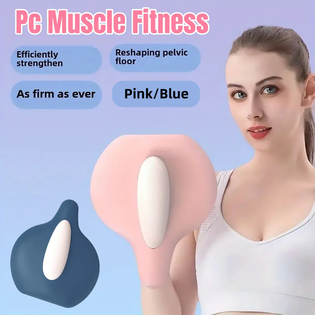 Premium Pink Hip & Inner Thigh Squeeze Trainer