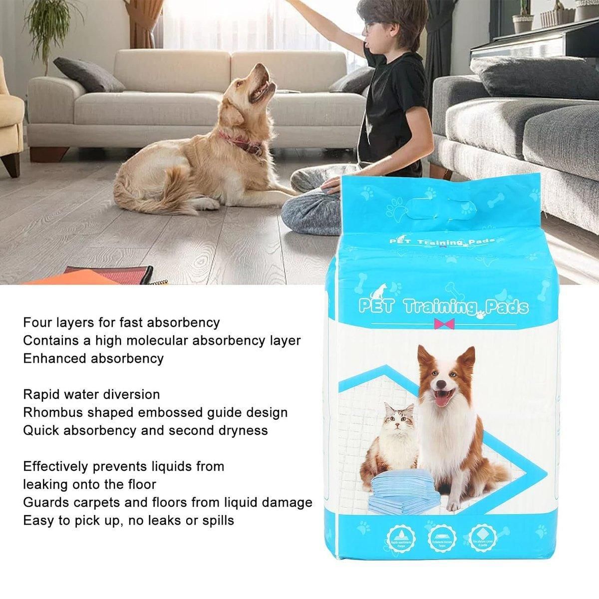 Classic Wholesale Classic Fragrance Pet Pads for Dogs Cats, L-60*60cm, 40PCS