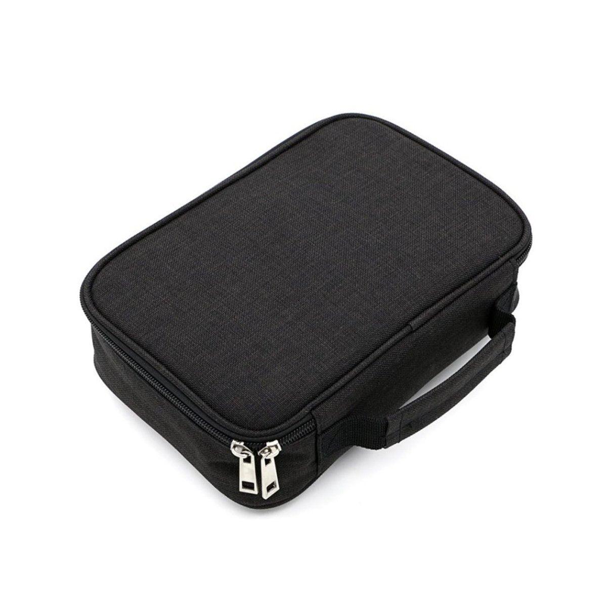 Premium Blue Large Capacity Waterproof Pencil Pouch Multi-Layer Stationery Case