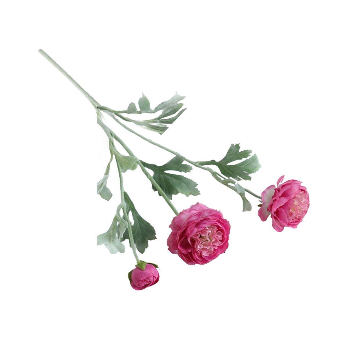 5pcs Artificial Peony Silk Flowers Bouquet Decor Faux Floral Arrangements - Champagne - SuperSaverAU - view 6