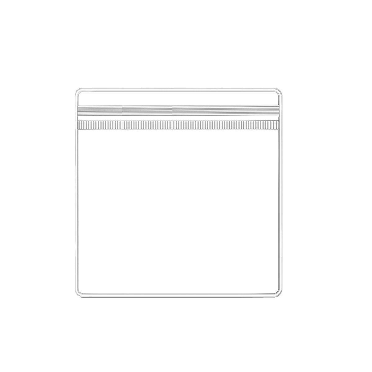 Premium 100 Pack Clear PVC Self Sealing Jewellery Bags 9x13cm