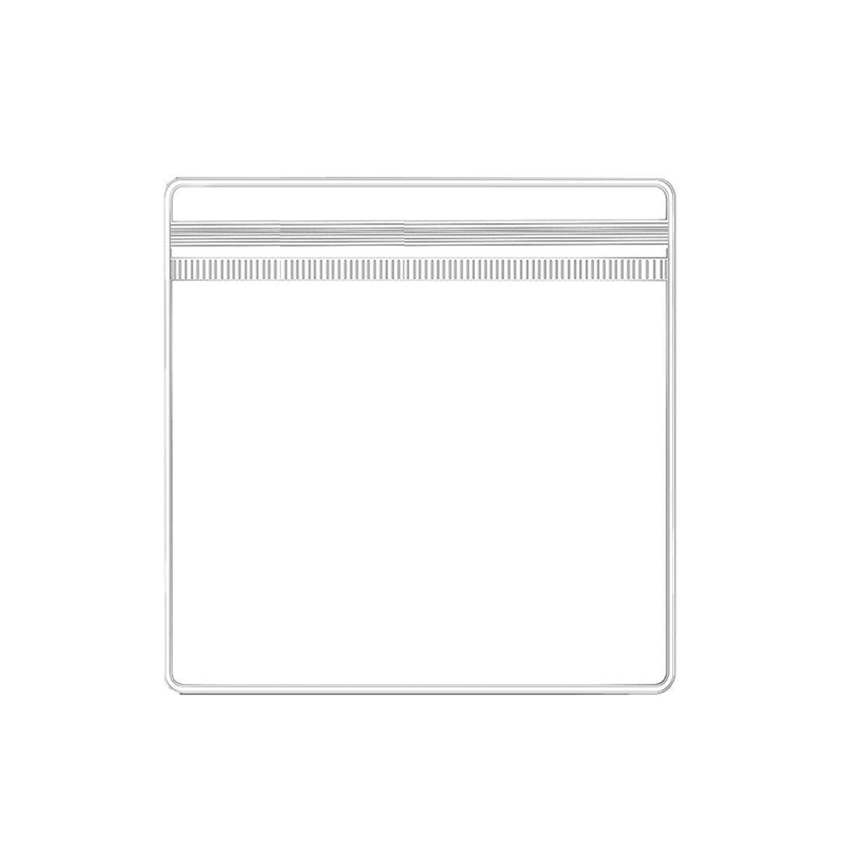 Premium 100 Pack Clear PVC Self Sealing Jewellery Bags 9x13cm