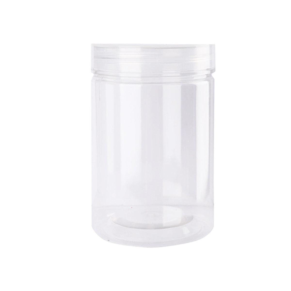 Wide Mouth Plastic Food Bottles 50pcs Transparent Storage Tanks 8.5cm x 20cm - SuperSaverAU - view 4