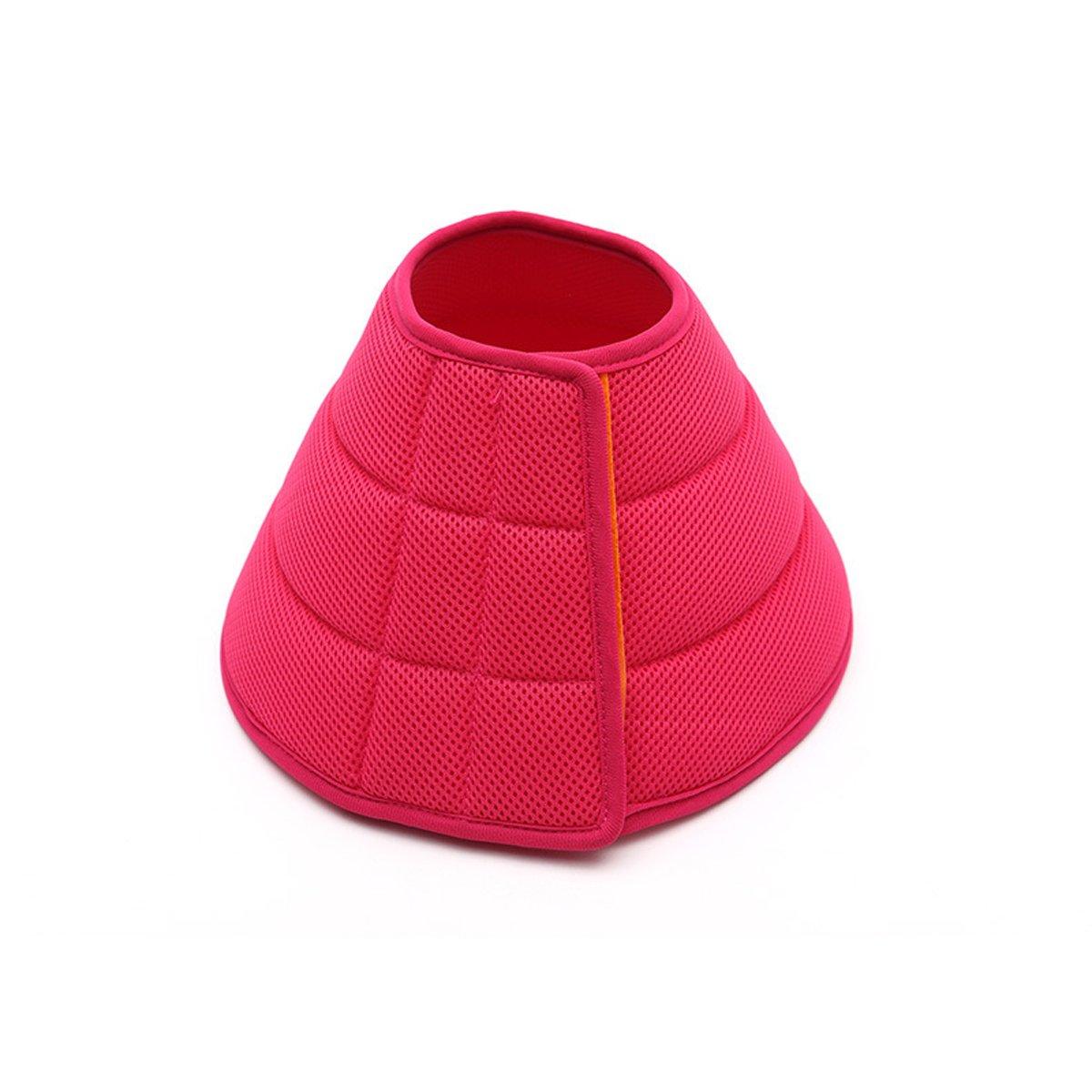 Elizabethan Collar Anti Licking Biting Pet Collar for Cats and Dogs - Rose Red - Size 2 - SuperSaverAU - view 9