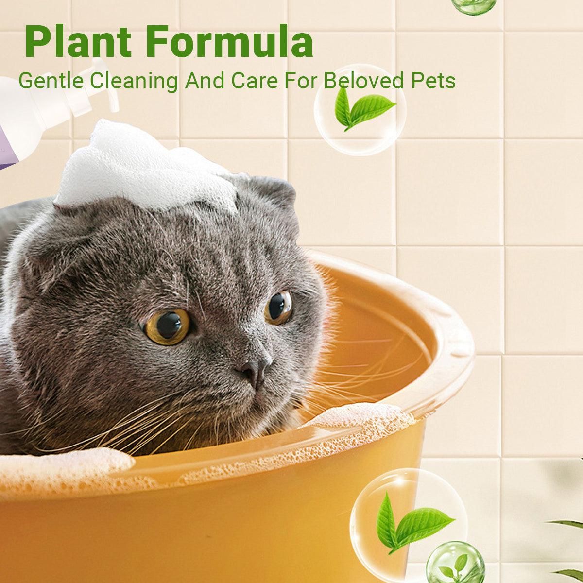 Premium Pet No Rinse Dry Cleaning Foam for Cats & Dogs - 500ml