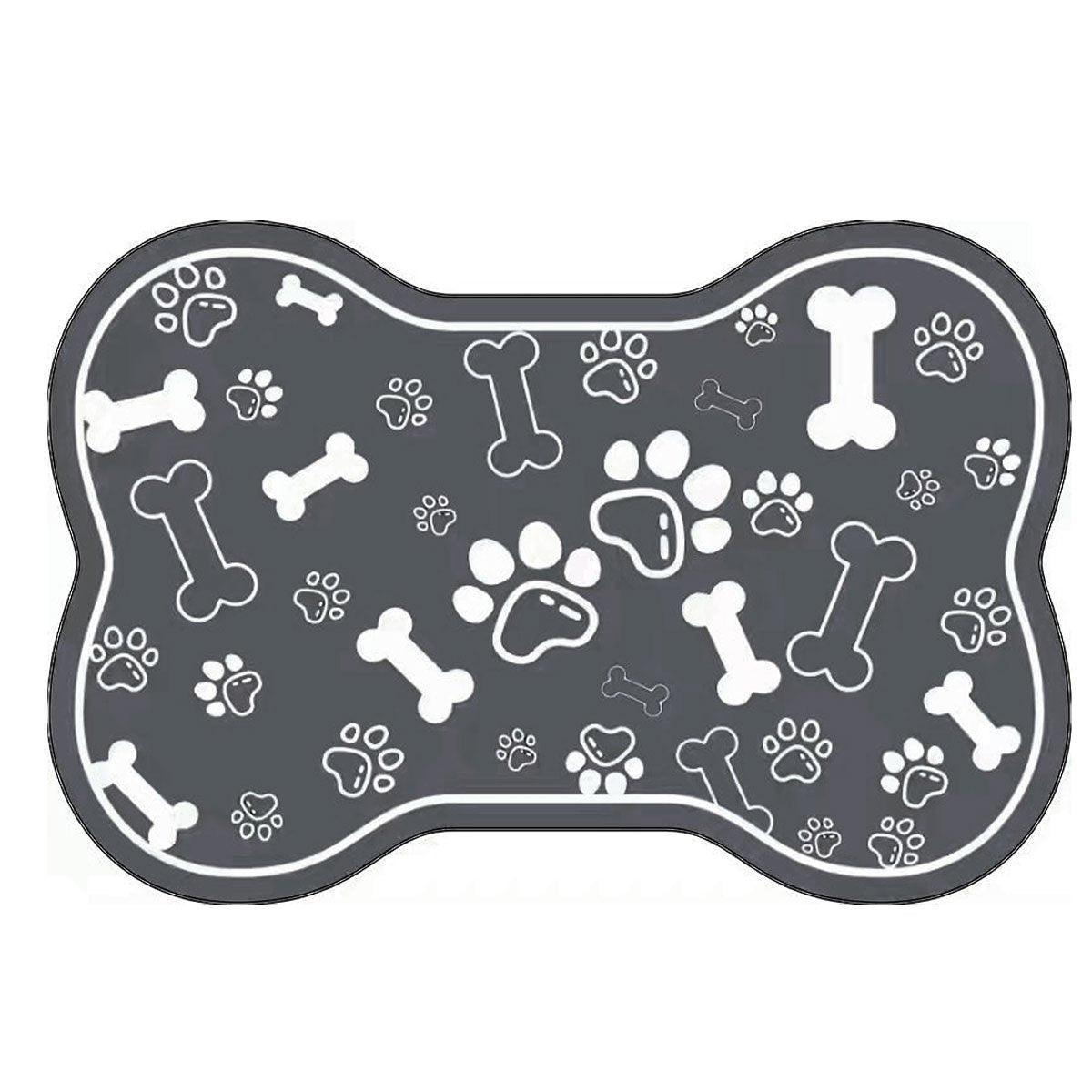 Premium Diatom Mud Pet Feeding Mat Non-Slip - Black 60 x 90cm