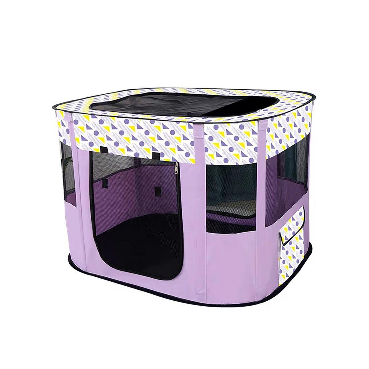 Foldable Pet Fence Tent - Portable Waterproof Kennel for Cats & Dogs, M Size - SuperSaverAU - view 9