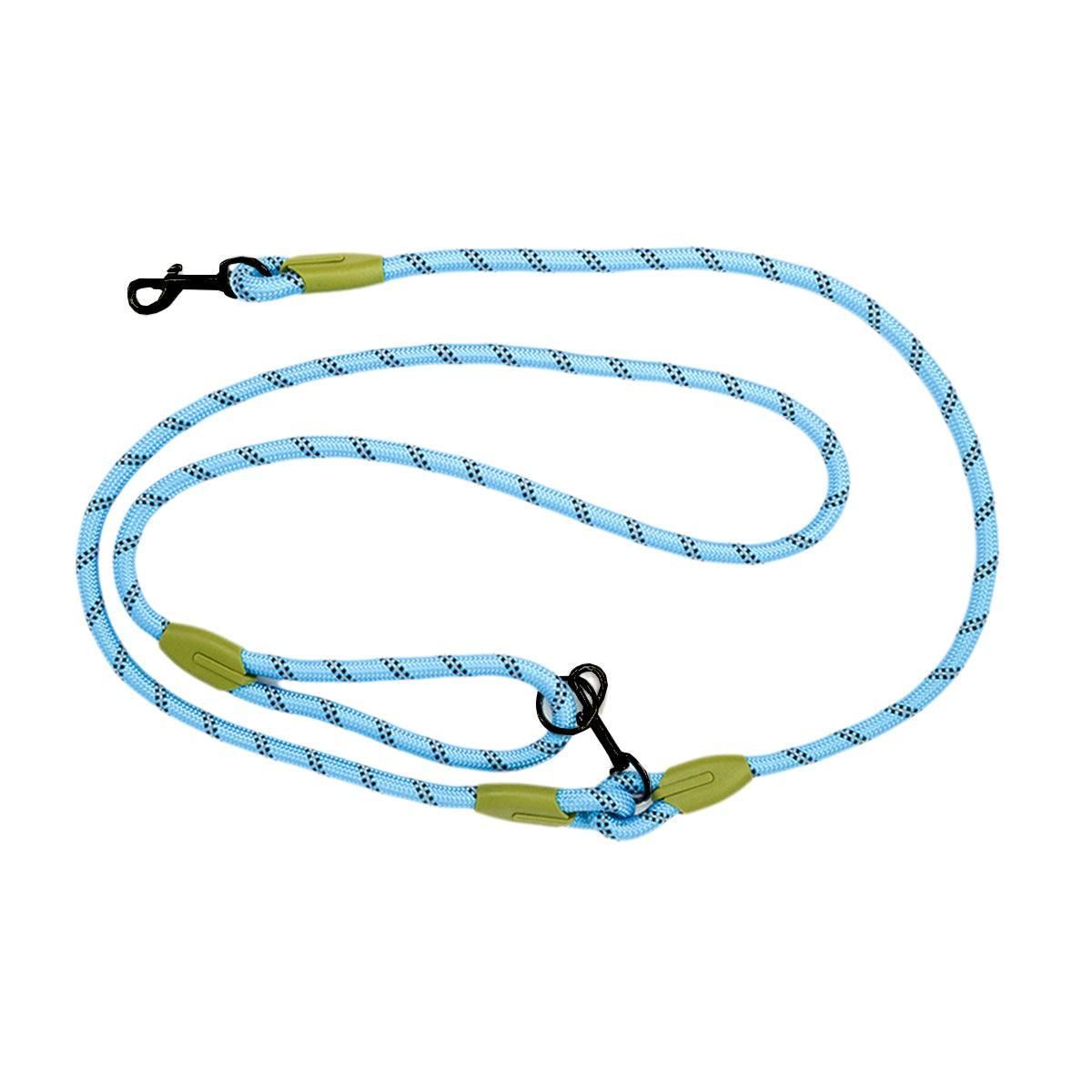 Premium Hands-Free Crossbody Dog Leash - Blue 230cm