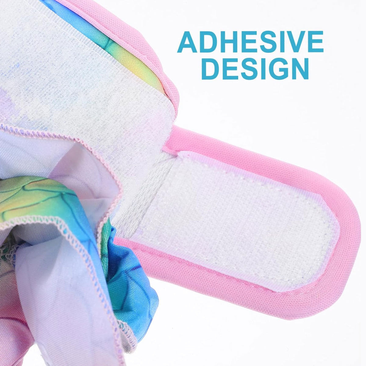 Premium Reusable Female Dog Diaper Skirt with 5-Layer Absorption - Denim Print M