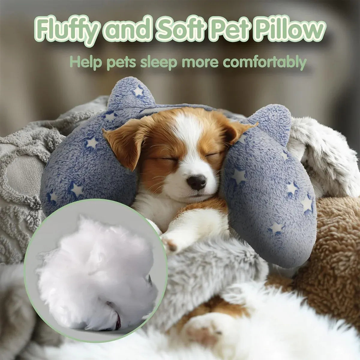 Premium U-Shaped Pet Neck Support Pillow - Grey L
