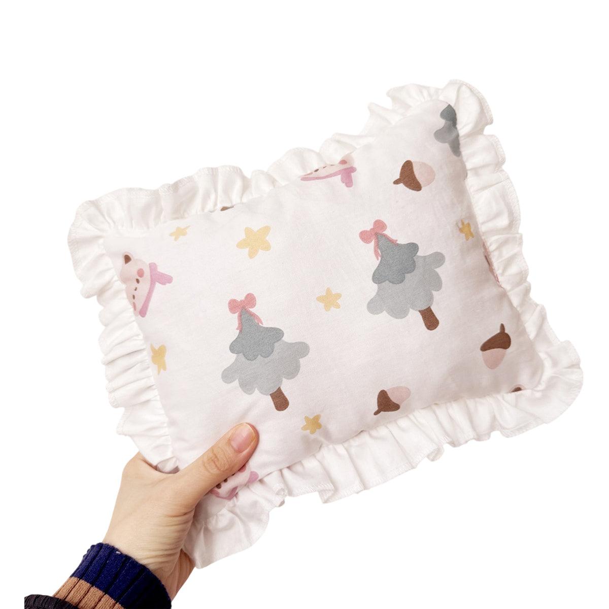 Premium Lace Cat Pillow Soft Pet Cushion - White Tree