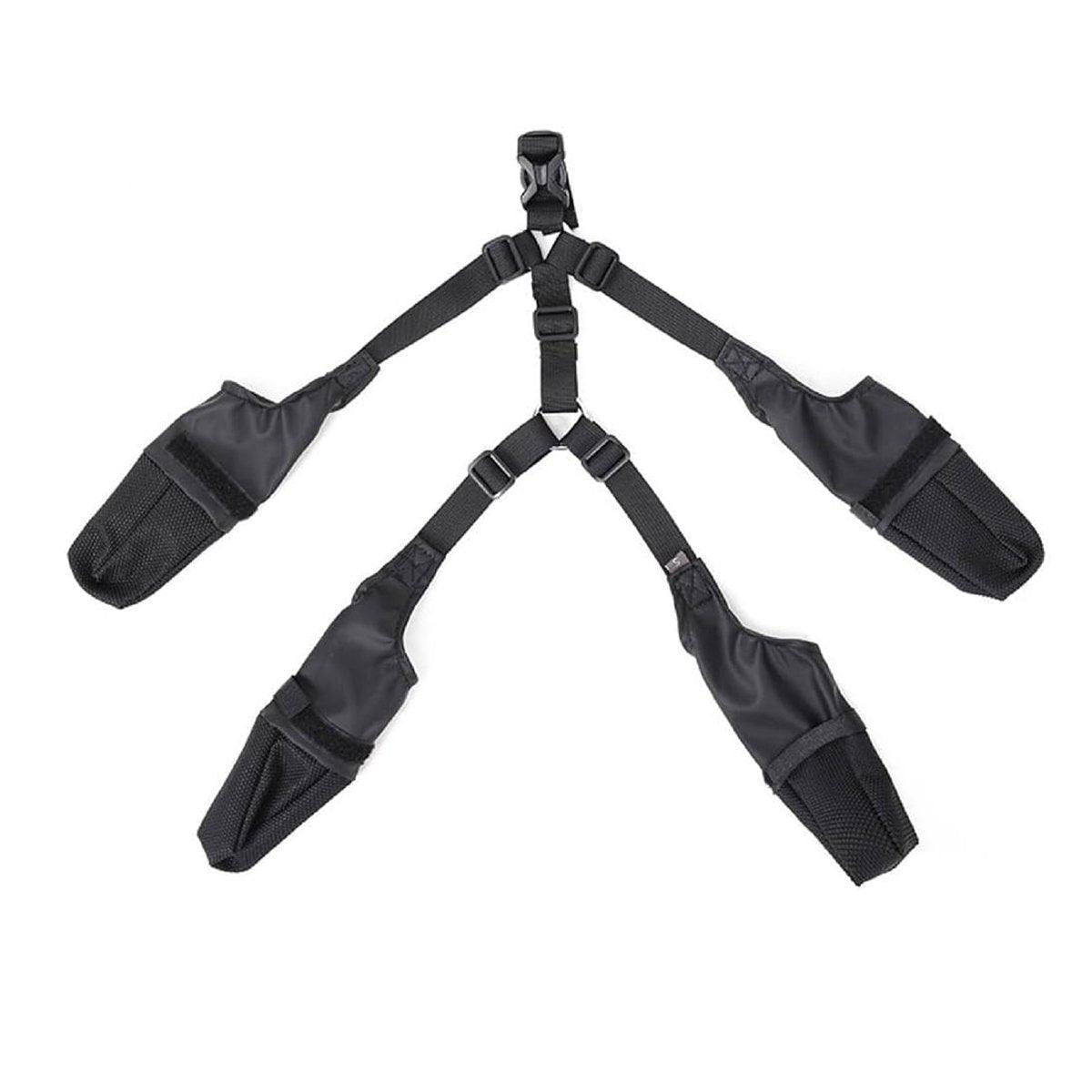 Waterproof Dog Shoes Anti-Slip with Adjustable Suspenders - M - SuperSaverAU - view 6