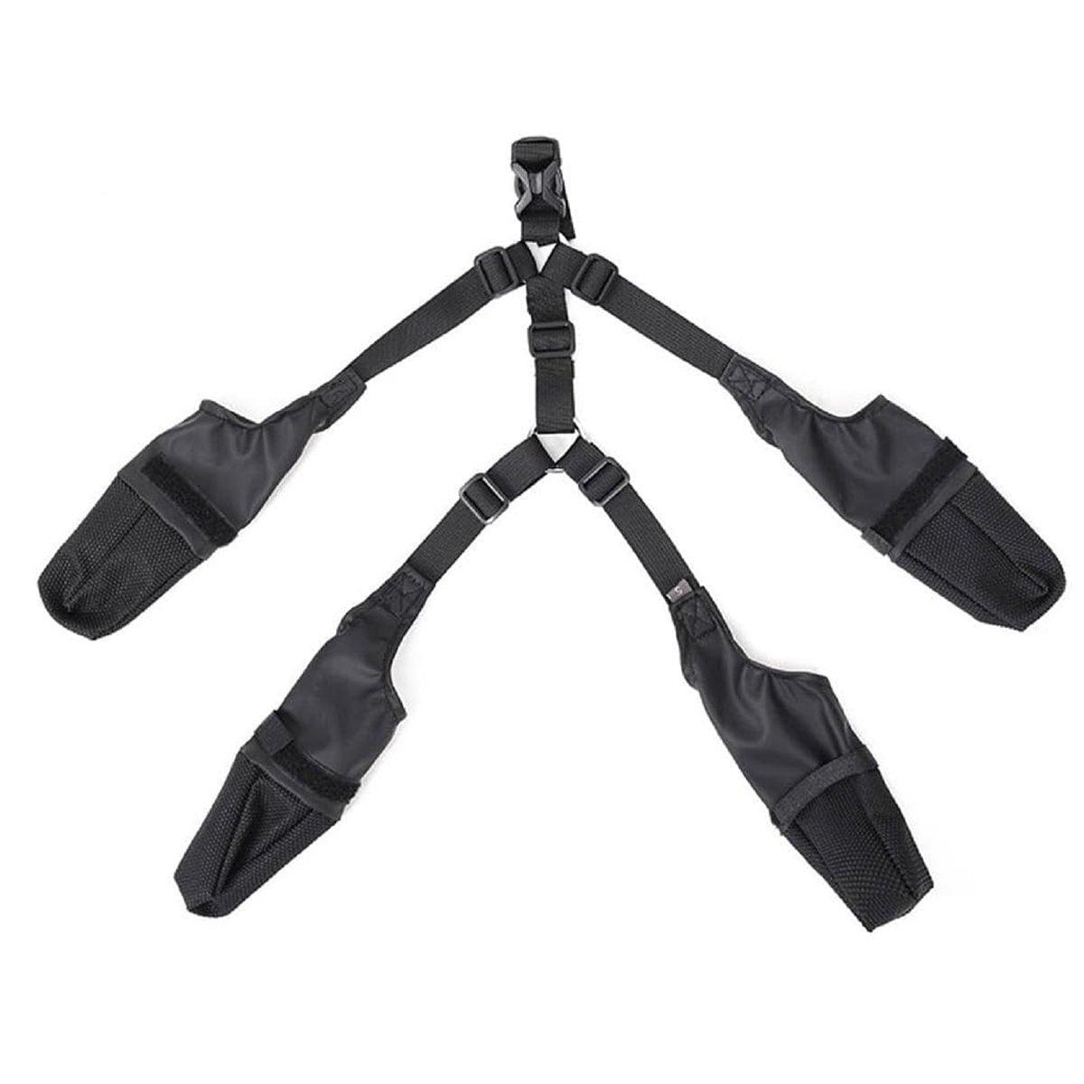 Waterproof Dog Shoes Anti-Slip with Adjustable Suspenders - M - SuperSaverAU - view 7