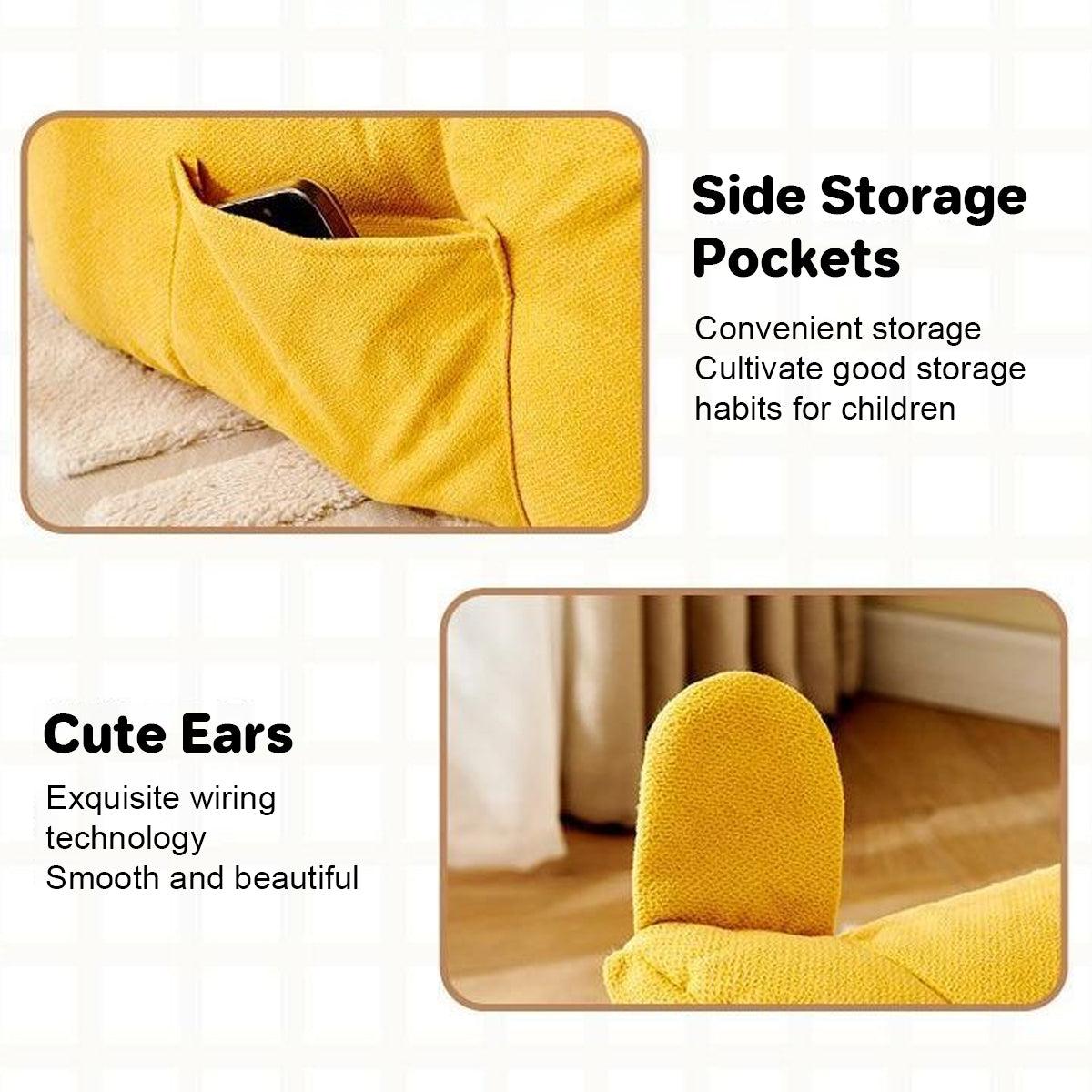 Bear-Shaped Pet Sofa Chair for Small Dogs - Comfortable Seat - White - SuperSaverAU - view 5