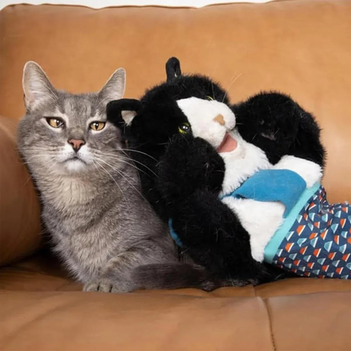 Premium Wrestler Cat Interactive Hand Puppet Toy - 20 x 50cm