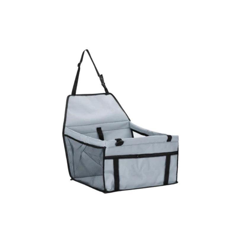 Pet Car Booster Seat Travel Carrier Basket for Cats Dogs - 40x30x25cm, Grey - SuperSaverAU - view 9