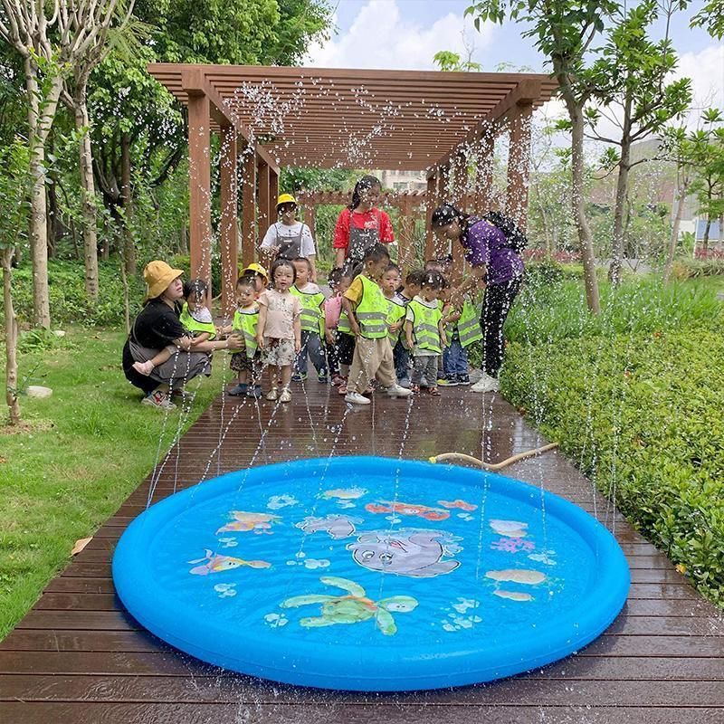 Premium Inflatable Dog Splash Pad Sprinkler Mat - 100cm