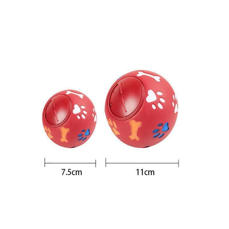 Premium Dog Treat Ball Puzzle Feeder Toy - Blue 11cm
