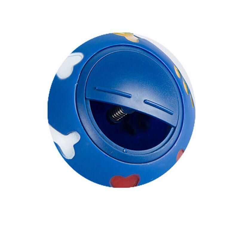 Premium Dog Treat Ball Puzzle Feeder Toy - Blue 11cm