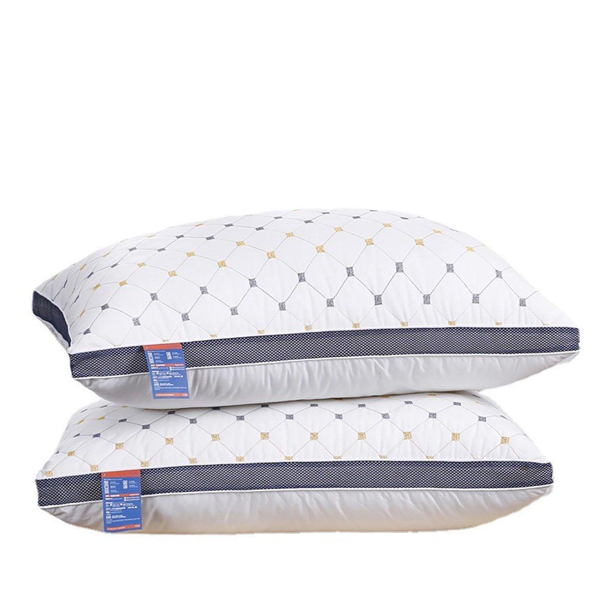 Premium Hotel Style Polyester Fibre Pillow – White 600g