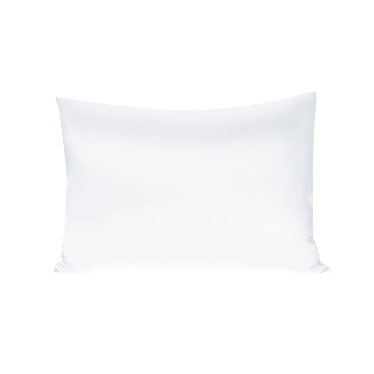 Silk Envelope Pillowcase Soft Satin Bamboo 51cm x 76cm - Silver, Machine Washable - SuperSaverAU - view 7