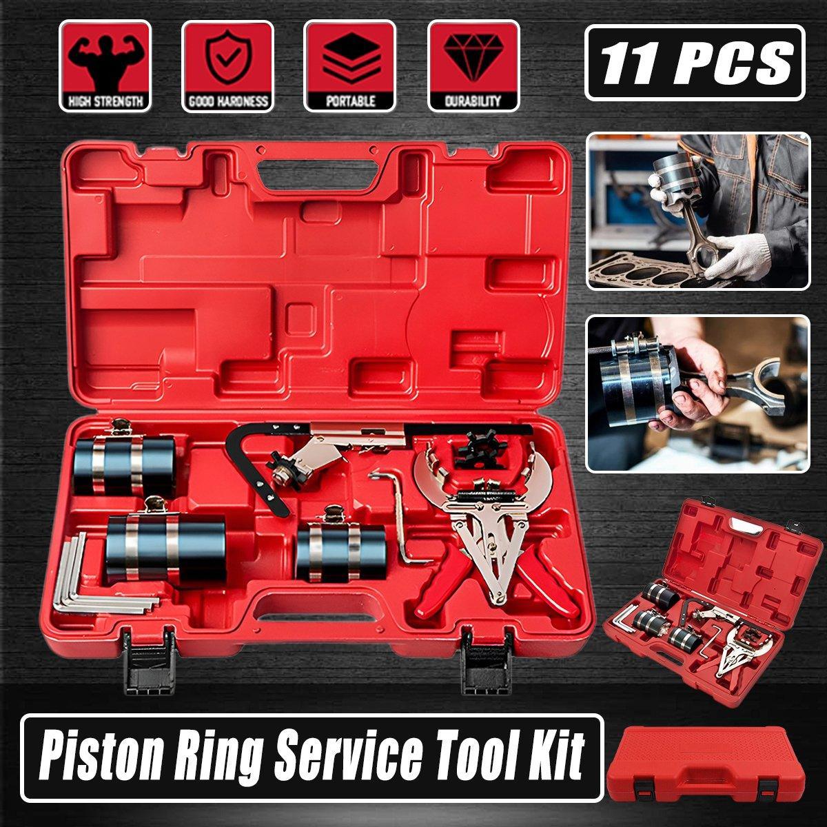 Premium 11 Piece Auto Engine Piston Ring Service Tool Kit