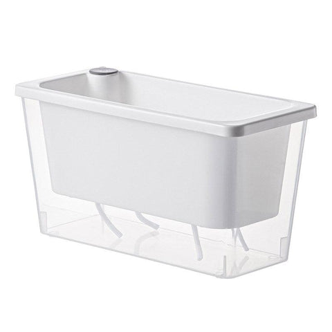 Premium Self-Watering Balcony Planter Pot – White
