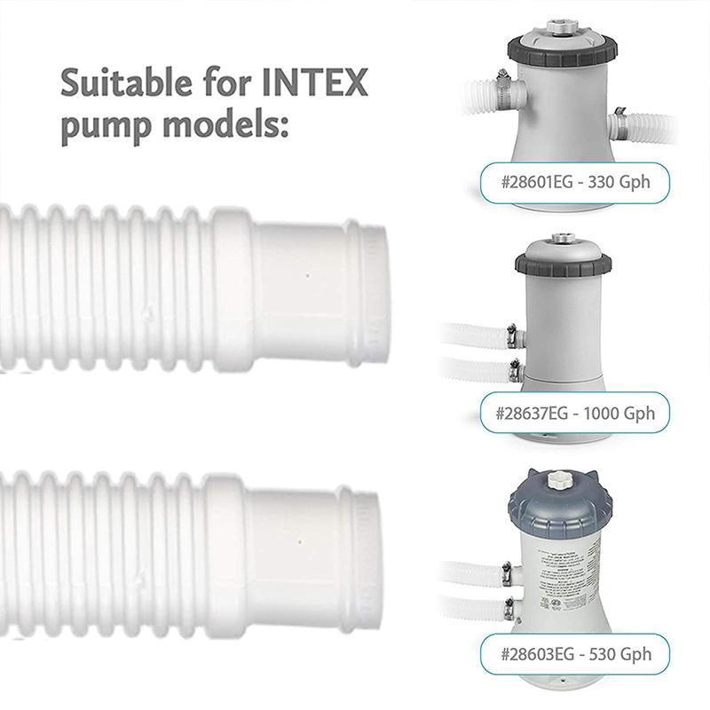 Intex Pool Pump Replacement Hose Pipes - 32mm, 2 Pack