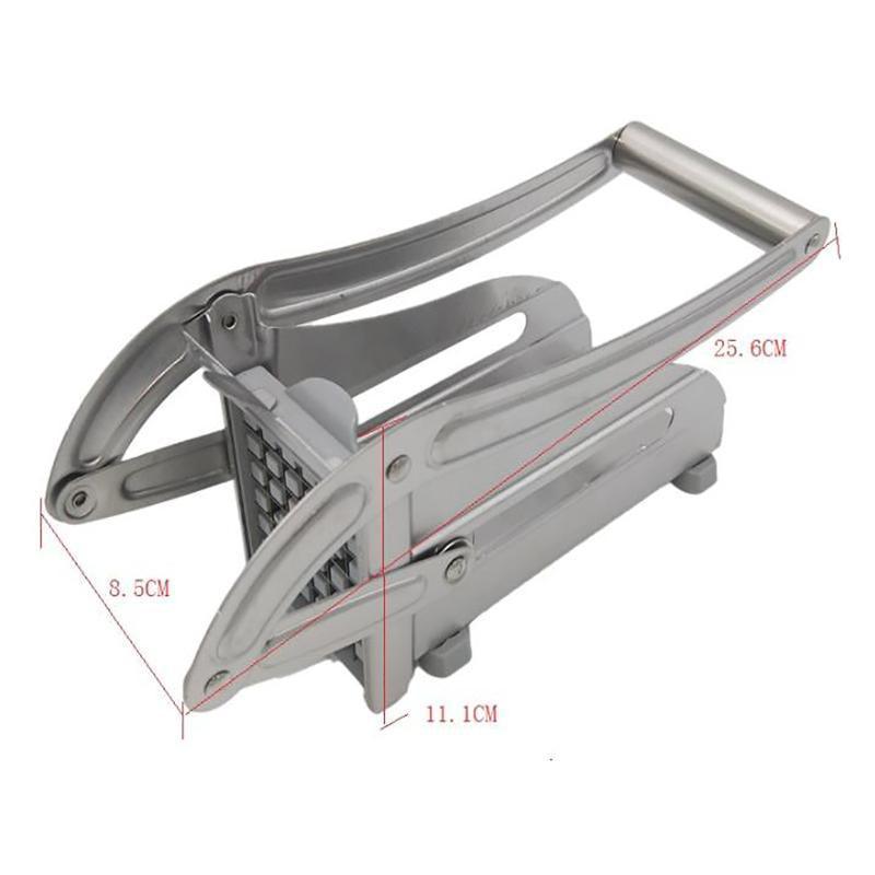 Chipper Potato Chipper Maker – Silver with 2 Blades
