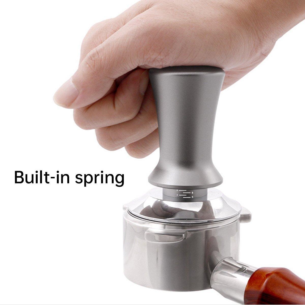 Adjustable Coffee Tamper with Scale Constant Pressure Espresso Powder Press Tool - Black-51mm - SuperSaverAU - view 3