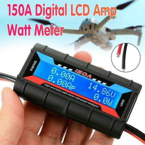 150A Digital LCD Power Meter - Solar & Caravan Use - SuperSaverAU - view 1